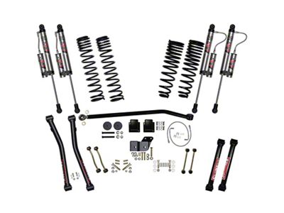 SkyJacker 4.50-Inch Suspension Lift System with ADX 2.0 Remote Reservoir Shocks (20-25 3.0L EcoDiesel Jeep Gladiator JT, Excluding Launch Edition, Mojave & Rubicon)