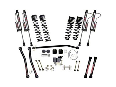 SkyJacker 4.50-Inch Suspension Lift System with ADX 2.0 Remote Reservoir Shocks (20-25 3.0L EcoDiesel Jeep Gladiator JT Launch Edition, Rubicon)