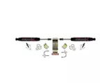 SkyJacker Black MAX High Clearance Dual Steering Stabilizer Kit (20-25 Jeep Gladiator JT)