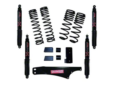 SkyJacker 2 to 2.50-Inch Dual Rate Long Travel Suspension Lift Kit with Black MAX Shocks (07-18 Jeep Wrangler JK 2-Door)