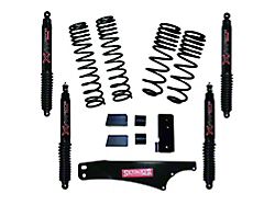 SkyJacker 2 to 2.50-Inch Dual Rate Long Travel Suspension Lift Kit with Black MAX Shocks (07-18 Jeep Wrangler JK 4-Door)