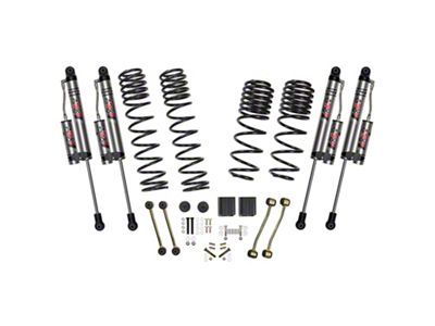 SkyJacker 2-Inch Dual Rate Long Travel Suspension Lift Kit with ADX 2.0 Remote Reservoir Shocks (18-25 Jeep Wrangler JL 2-Door, Excluding Rubicon)