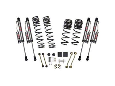 SkyJacker 2-Inch Dual Rate Long Travel Suspension Lift Kit with ADX 2.0 Remote Reservoir Shocks (18-25 Jeep Wrangler JL 2-Door Rubicon)