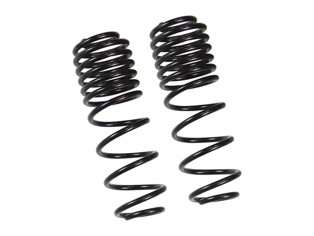 SkyJacker Jeep Wrangler 2-Inch Dual Rate Long Travel Rear Lift Coil ...