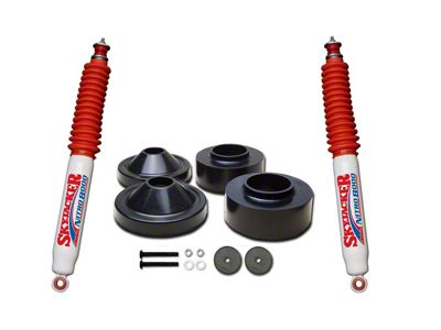 SkyJacker 2-Inch Front / 3/4-Inch Rear Spacer Leveling Kit with Nitro Shocks (07-18 Jeep Wrangler JK)