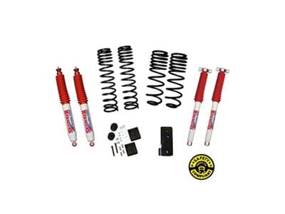 SkyJacker 2 to 2.50-Inch Dual Rate Long Travel Suspension Lift Kit with Hydro Shocks (07-18 Jeep Wrangler JK 2-Door)