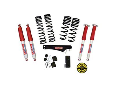 SkyJacker 2 to 2.50-Inch Dual Rate Long Travel Suspension Lift Kit with Nitro Shocks (07-18 Jeep Wrangler JK 4-Door)