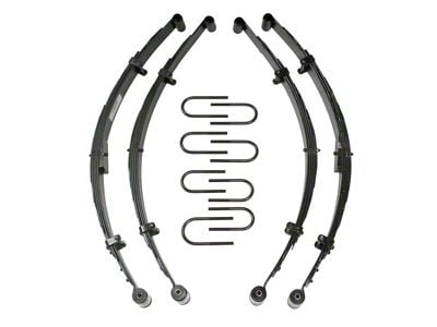 SkyJacker 2 to 2.50-Inch Suspension Lift Kit with Black MAX Shocks (76-86 Jeep CJ5 & CJ7)