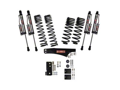 SkyJacker 2.50-Inch Dual Rate Long Travel Suspension Lift Kit with ADX 2.0 Remote Reservoir Shocks (07-18 Jeep Wrangler JK)