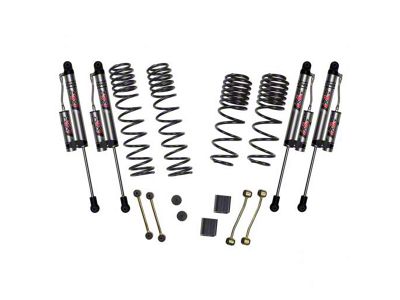 SkyJacker 2.50-Inch Dual Rate Long Travel Suspension Lift Kit with ADX 2.0 Remote Reservoir Shocks (21-25 Jeep Wrangler JL 4xe, Excluding Rubicon)