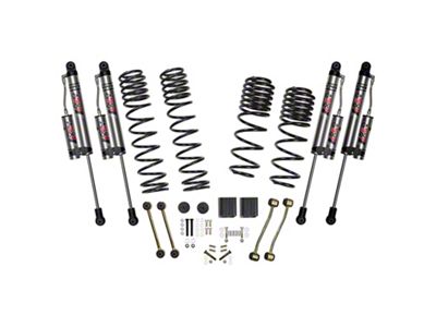 SkyJacker 2.50-Inch Dual Rate Long Travel Suspension Lift Kit with ADX 2.0 Remote Reservoir Shocks (21-25 Jeep Wrangler JL Rubicon 392)