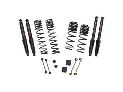 SkyJacker 2.50-Inch Dual Rate Long Travel Suspension Lift Kit with Black MAX Shocks (21-25 Jeep Wrangler JL 4xe, Excluding Rubicon)