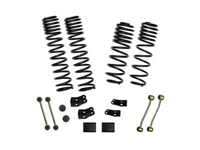 SkyJacker 2.50-Inch Dual Rate Long Travel Suspension Lift Kit with Shock Extensions (21-25 Jeep Wrangler JL Rubicon 392)