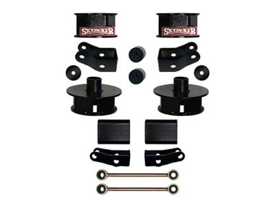 SkyJacker 2.50-Inch Suspension Lift Kit with Metal Coil Spring Spacer and Shock Extensions (21-25 Jeep Wrangler JL Rubicon 392)