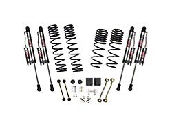 SkyJacker 2-Inch Dual Rate Long Travel Long Arm Suspension Lift Kit with ADX 2.0 Remote Reservoir Shocks (18-26 Jeep Wrangler JL 2-Door Rubicon)