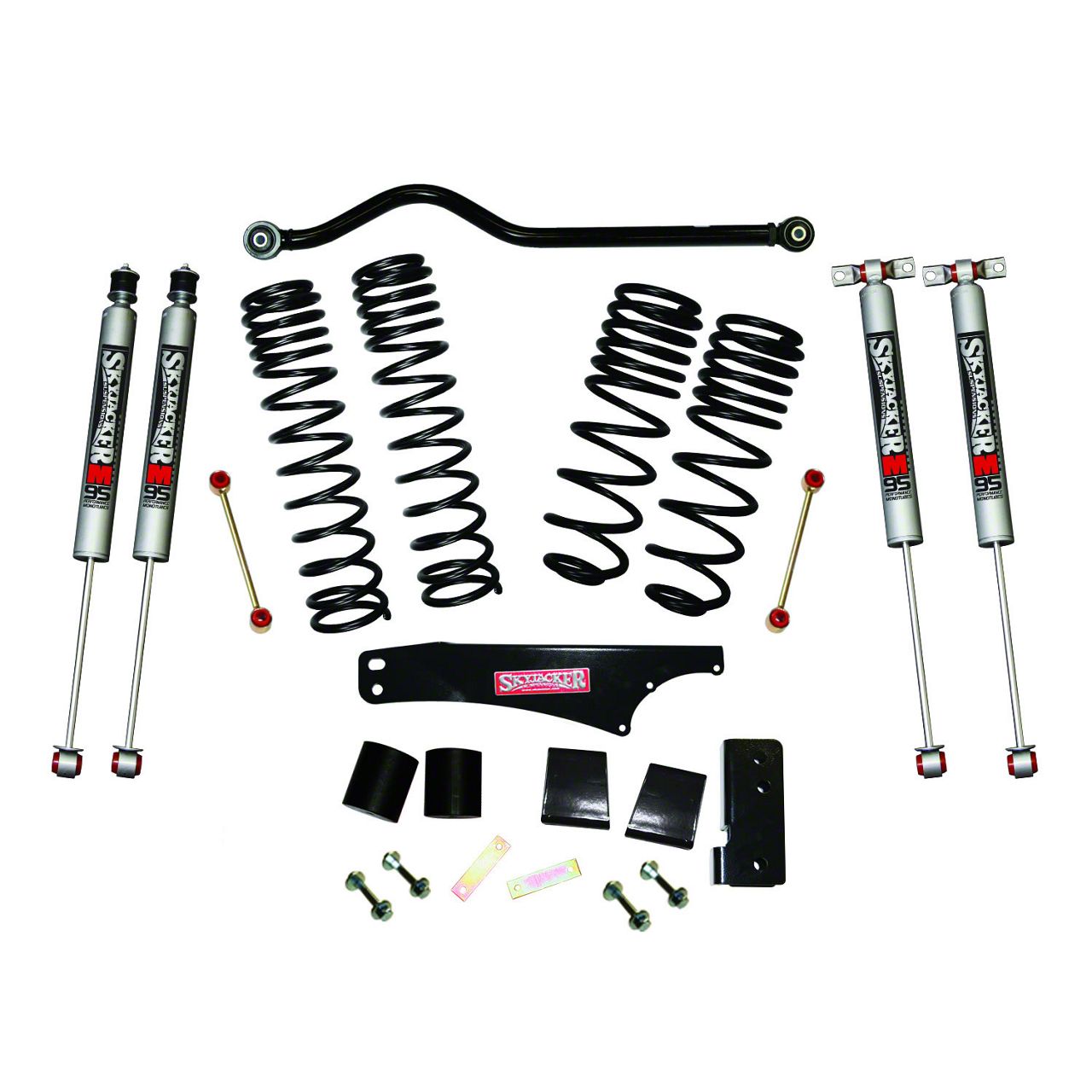 SkyJacker Jeep Wrangler 3.50 to 4Inch Dual Rate Long Travel Suspension