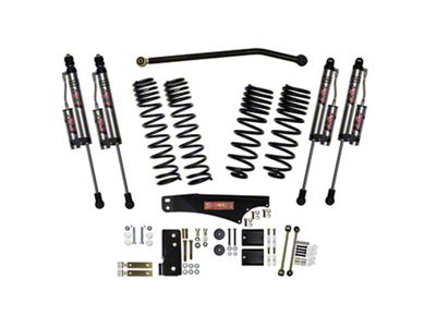 SkyJacker 3.50-Inch Dual Rate Long Travel Suspension Lift Kit with ADX 2.0 Remote Reservoir Shocks (07-18 Jeep Wrangler JK)