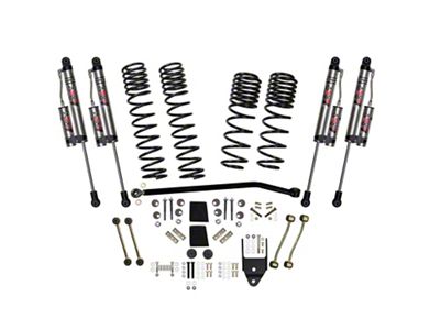 SkyJacker 3.50-Inch Dual Rate Long Travel Suspension Lift Kit with ADX 2.0 Remote Reservoir Shocks (18-25 2.0L or 3.6L Jeep Wrangler JL 2-Door, Excluding Rubicon)
