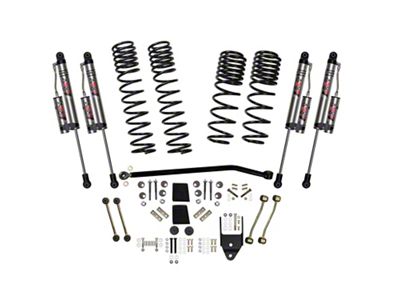 SkyJacker 3.50-Inch Dual Rate Long Travel Suspension Lift Kit with ADX 2.0 Remote Reservoir Shocks (18-25 2.0L or 3.6L Jeep Wrangler JL 2-Door Rubicon)