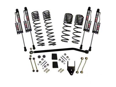 SkyJacker 3.75-Inch Dual Rate Long Travel Suspension Lift Kit with ADX 2.0 Remote Reservoir Shocks (21-25 Jeep Wrangler JL Rubicon 4xe)