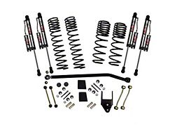 SkyJacker 3.75-Inch Dual Rate Long Travel Suspension Lift Kit with ADX 2.0 Remote Reservoir Shocks (21-25 Jeep Wrangler JL 4xe, Excluding Rubicon)