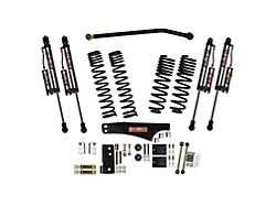 SkyJacker 4-Inch Dual Rate Long Travel Suspension Lift Kit with ADX 2.0 Remote Reservoir Shocks (07-18 Jeep Wrangler JK)