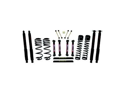 SkyJacker 4-Inch Dual Rate Long Travel Suspension Lift Kit with Black MAX Shocks (97-02 Jeep Wrangler TJ)