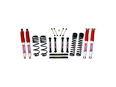 SkyJacker 4-Inch Dual Rate Long Travel Suspension Lift Kit with Hydro Shocks (97-02 Jeep Wrangler TJ)