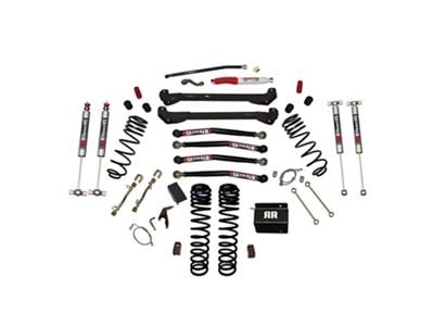 SkyJacker 4-Inch Dual Rate Long Travel Suspension Lift Kit with M95 Performance Shocks (97-06 Jeep Wrangler TJ)