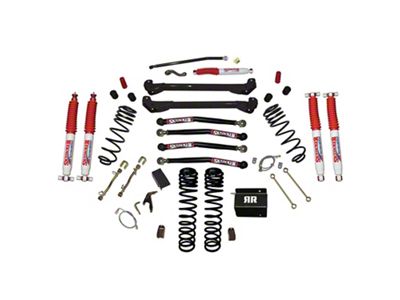 SkyJacker 4-Inch Dual Rate Long Travel Suspension Lift Kit with Nitro Shocks (97-06 Jeep Wrangler TJ)