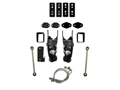 SkyJacker 4.50 to 6-Inch Rear Coil-Over Shock Brackets (07-18 Jeep Wrangler JK)