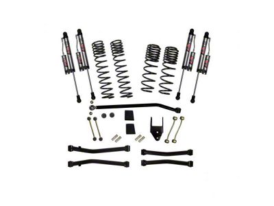 SkyJacker 4.50-Inch Dual Rate Long Travel Suspension Lift Kit with ADX 2.0 Remote Reservoir Shocks (21-25 Jeep Wrangler JL Rubicon 392)
