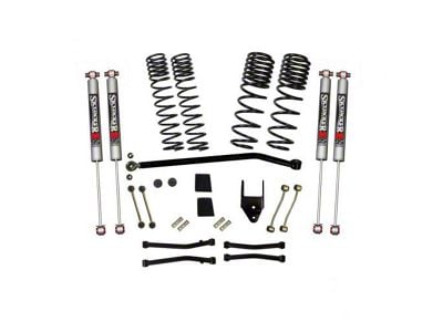SkyJacker 4.50-Inch Dual Rate Long Travel Suspension Lift Kit with with M95 Performance Shocks (21-25 Jeep Wrangler JL 4xe, Excluding Rubicon)
