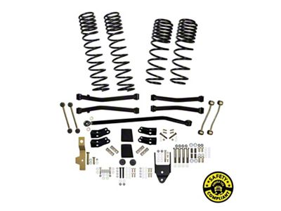 SkyJacker 4.50-Inch Dual Rate Long Travel Suspension Lift Kit (21-25 Jeep Wrangler JL Rubicon 392)