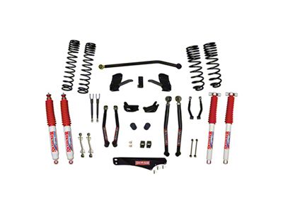 SkyJacker 5-Inch Dual Rate Long Travel Long Arm Suspension Lift Kit (07-18 Jeep Wrangler JK 2-Door)