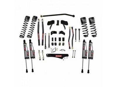 SkyJacker 6-Inch Dual Rate Long Travel Long Arm Suspension Lift Kit (07-18 Jeep Wrangler JK 4-Door)