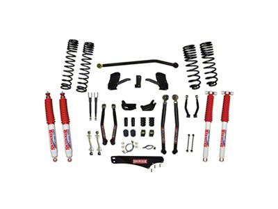 SkyJacker 6-Inch Dual Rate Long Travel Long Arm Suspension Lift Kit with Hydro Shocks (07-18 Jeep Wrangler JK 4-Door)