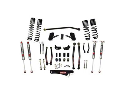 SkyJacker 6-Inch Dual Rate Long Travel Long Arm Suspension Lift Kit with M95 Performance Shocks (07-18 Jeep Wrangler JK 4-Door)