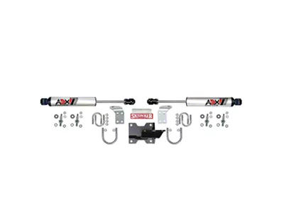 SkyJacker ADX 2.0 CNC Machined Polished Aluminum Dual Stabilizer Kit (07-18 Jeep Wrangler JK)