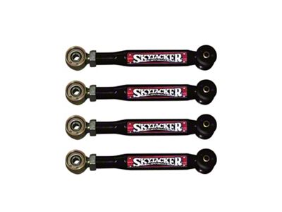 SkyJacker Single Flex Adjustable Front and Rear Lower Control Arms for 0 to 4-Inch Lift (97-06 Jeep Wrangler TJ)
