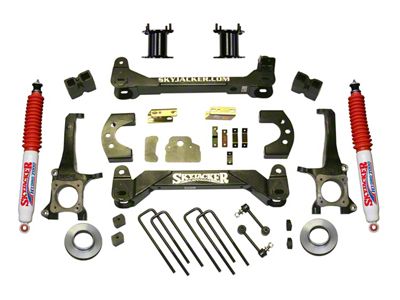 SkyJacker 6-Inch Front Strut Spacer Suspension Lift Kit with Hydro Shocks (07-21 Tundra, Excluding TRD Pro or Air Ride Models)