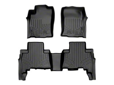 SmartLiner Smart Coverage Custom Fit Front and Rear Floor Liners; Black (10-12 4Runner)