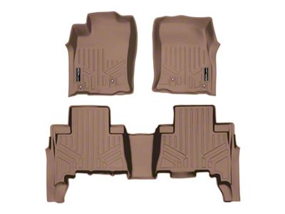 SmartLiner Smart Coverage Custom Fit Front and Rear Floor Liners; Tan (10-12 4Runner)