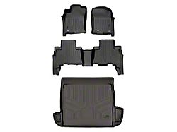 SmartLiner Smart Coverage Custom Fit Front, Rear Floor and Cargo Liners; Black (13-24 4Runner w/o Sliding Rear Tray & Third Row Seats)