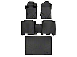 SmartLiner Smart Coverage Custom Fit Front, Rear Floor and Cargo Liners; Black (21-25 Bronco 4-Door)