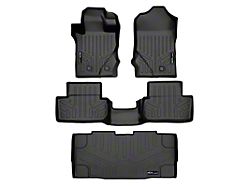 SmartLiner Smart Coverage Custom Fit Front, Rear Floor and Cargo Liners; Black (21-25 Bronco 2-Door)