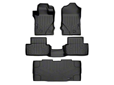SmartLiner Smart Coverage Custom Fit Front, Rear Floor and Cargo Liners; Black (21-25 Bronco 2-Door)
