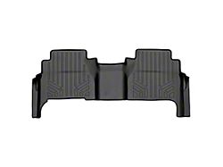 SmartLiner Smart Coverage Custom Fit Rear Floor Liner; Black (22-26 Frontier Crew Cab w/o Rockford Fosgate Audio System & Vinyl Flooring)