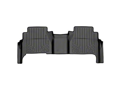 SmartLiner Smart Coverage Custom Fit Rear Floor Liner; Black (22-26 Frontier Crew Cab w/o Rockford Fosgate Audio System & Vinyl Flooring)
