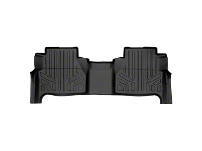 SmartLiner Smart Coverage Custom Fit Rear Floor Liner; Black (22-26 Frontier Crew Cab w/ Under Rear Seat Storage)